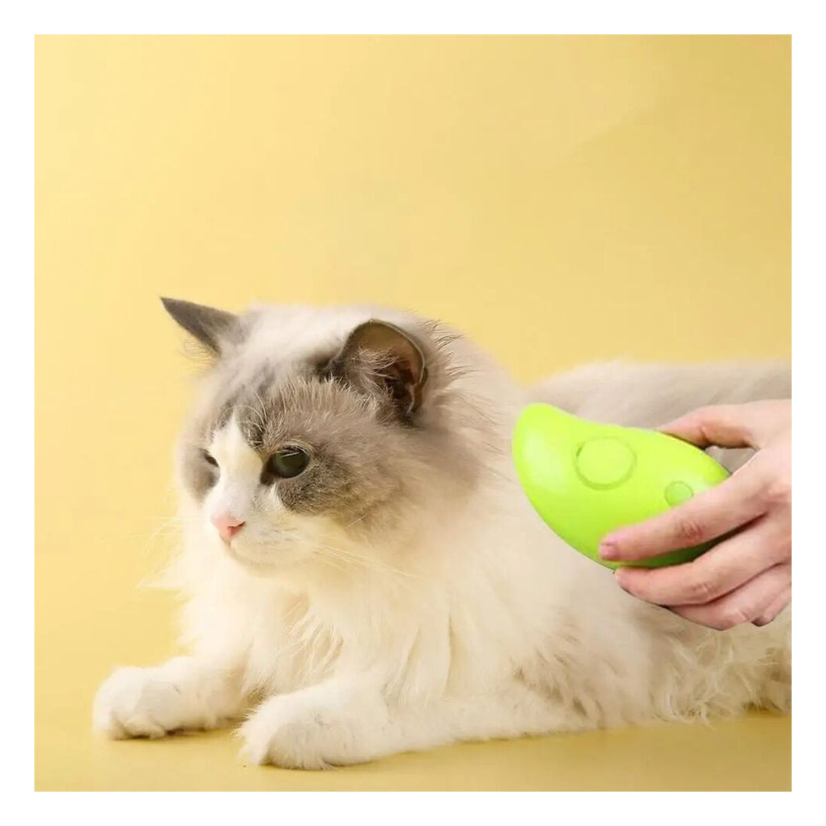 Cepillo Vapor Mascotas - Desenreda, Masajea e Hidrata - Spa en Casa 🐾✨