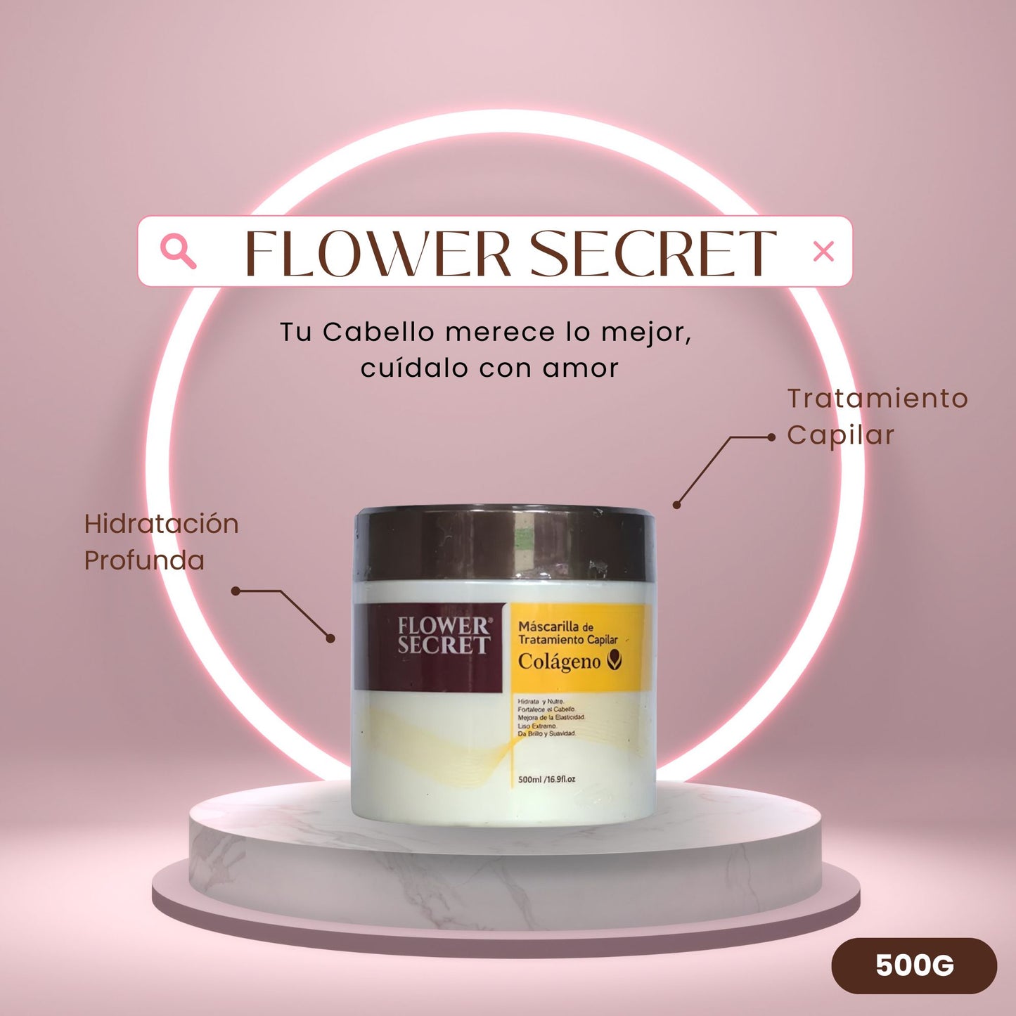 Flower Secret™ TRANSFORMA TU CABELLO EN 3 MINUTOS 🌟💕 BRILLO INTENSO 💕🌟