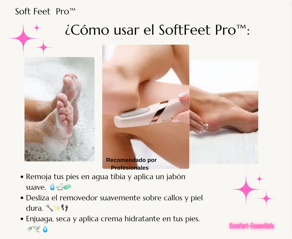 ✨"Spa Feet ™ - ¡Pies Relucientes al Instante! + rodillo extra GRATIS ✨