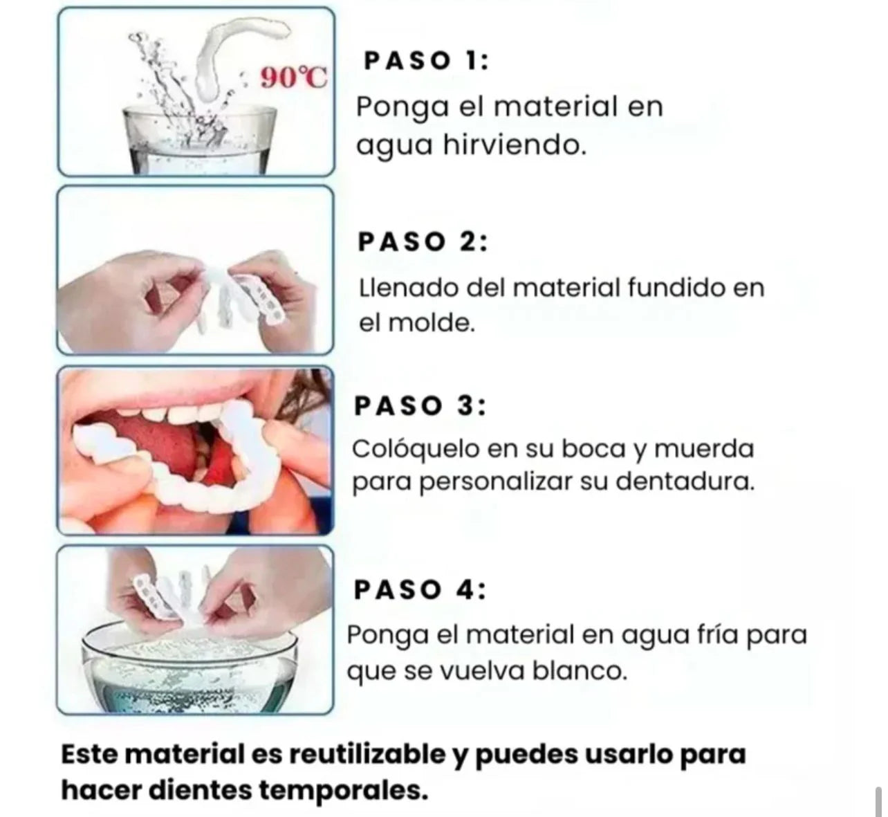 Carillas Dentales Adaptables - Transforma tu Sonrisa 😱OFERTA EXCLUSIVA 2X1😱