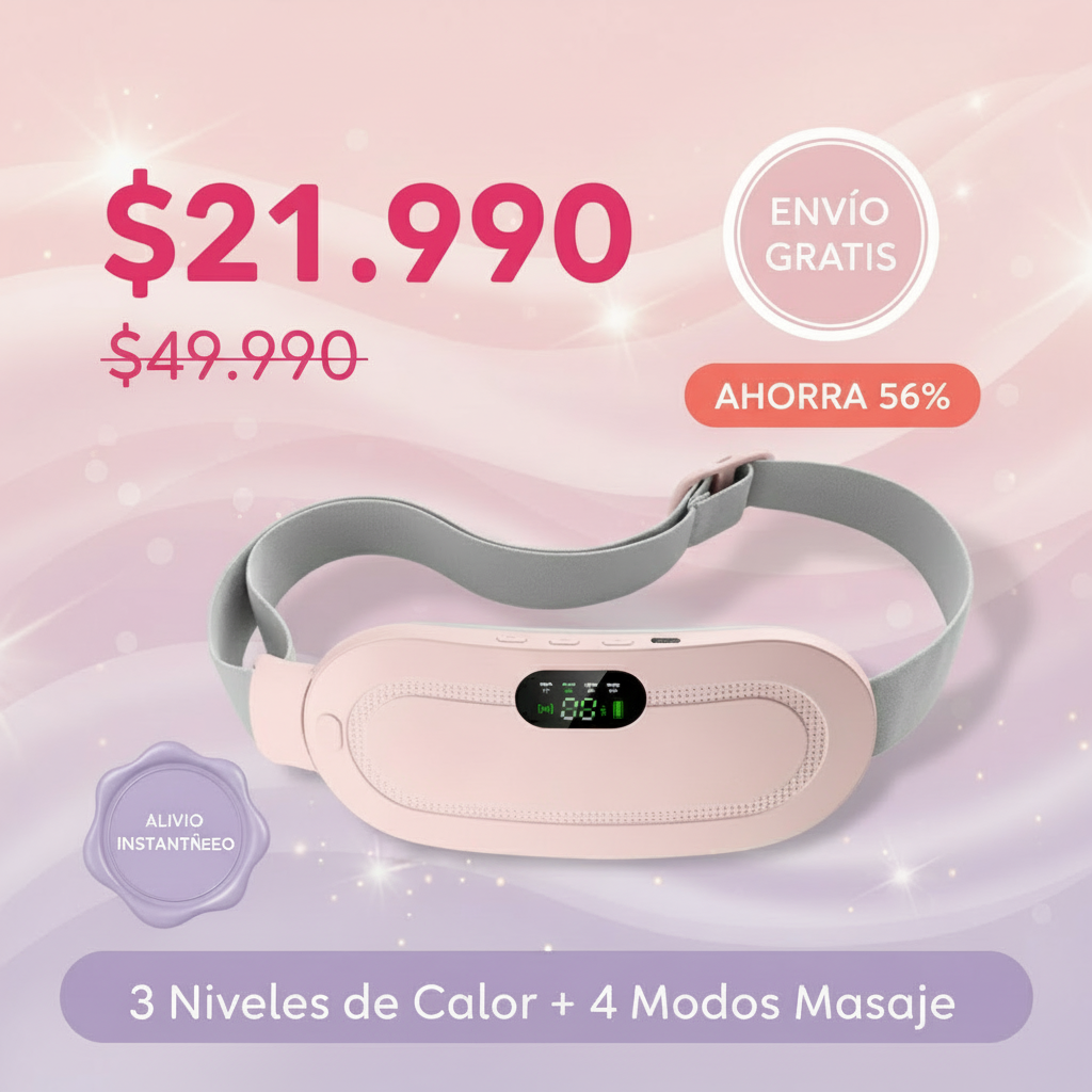 Publicidad cinturón menstrual cuadrada