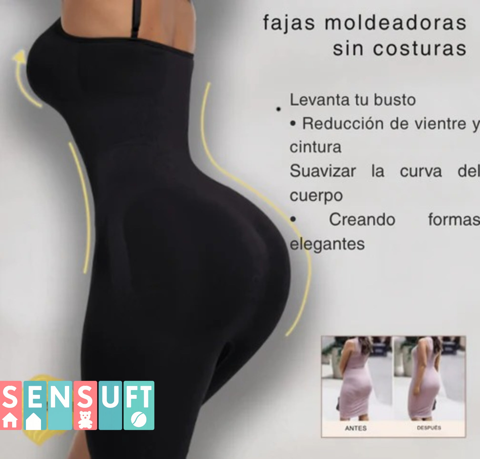 Faja Body Entero FullBody - Moldeadora y Reductora | SensuFit