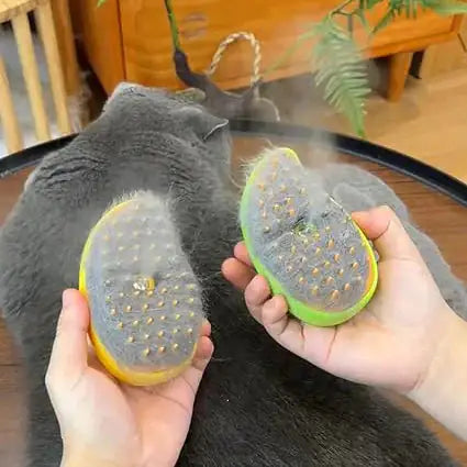 Cepillo Vapor Mascotas - Desenreda, Masajea e Hidrata - Spa en Casa 🐾✨