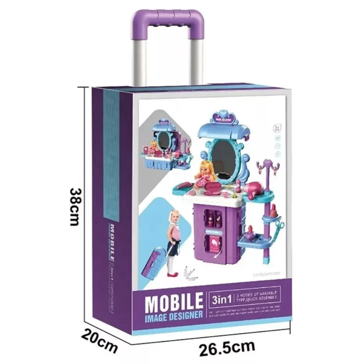Mesa Maquilladora 2 por 1 🎀🧳