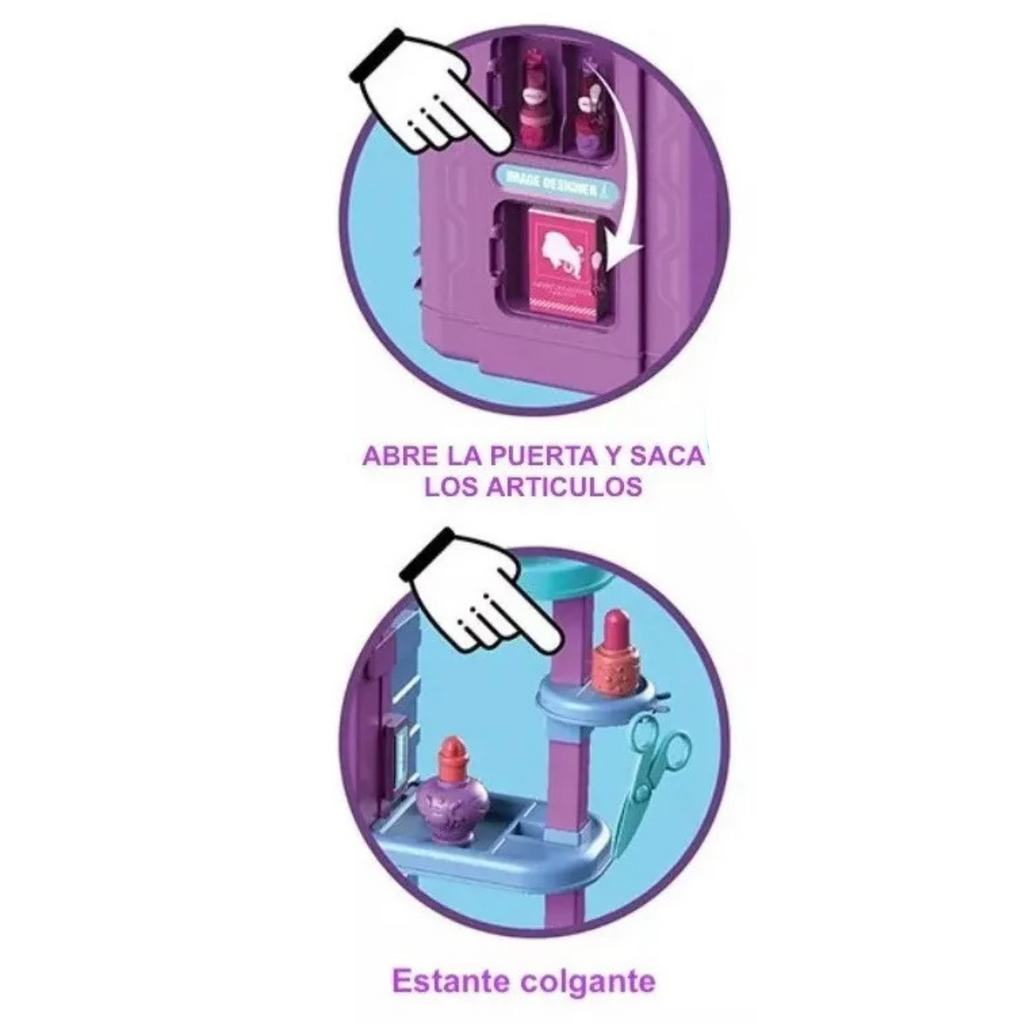 Mesa Maquilladora 2 por 1 🎀🧳