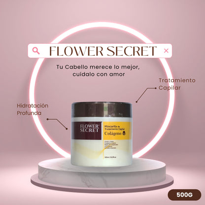 Flower Secret™ TRANSFORMA TU CABELLO EN 3 MINUTOS 🌟💕 BRILLO INTENSO 💕🌟
