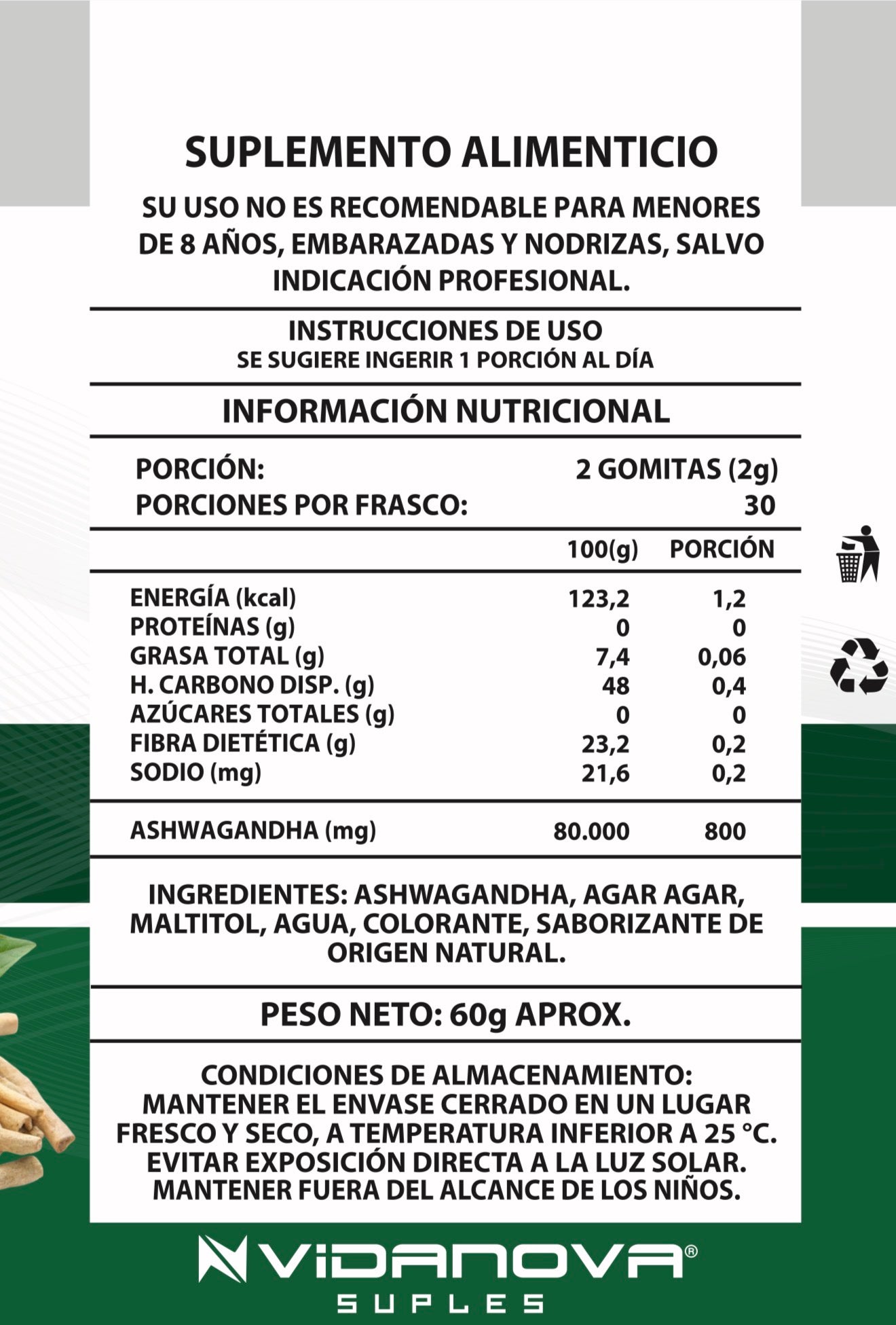 🧘♀️ Domina el caos, recupera tu calma ASHWAGANDHA 1000MG Envió Gratis!