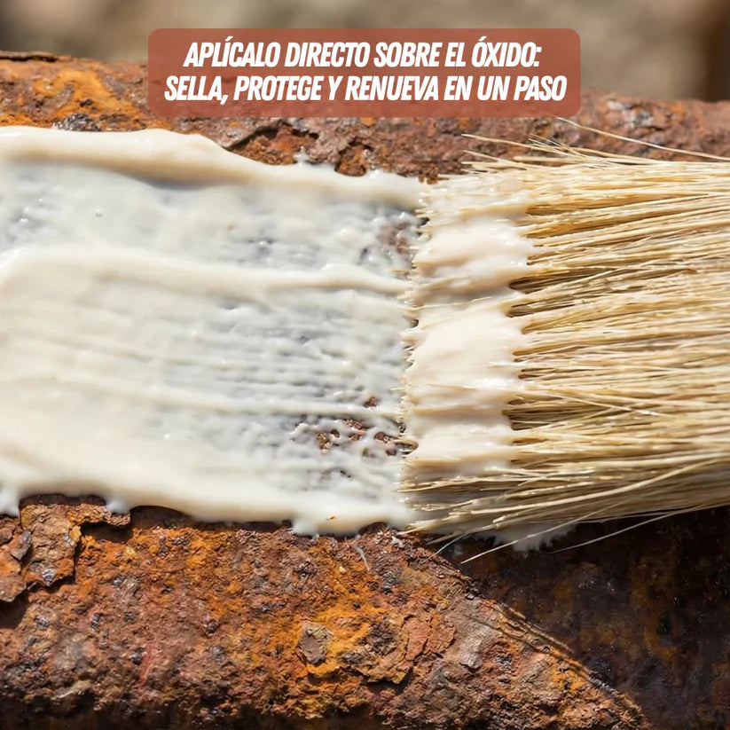 ✨ Devuelve la Vida a Tus Metales con MetalCubrit™ 300g 👌 Brocha de regalo (Blanco)