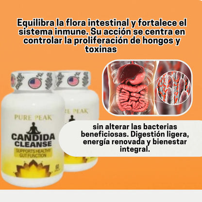 💊 Desintoxica tu cuerpo y renueva tu energía con Candida Cleanse 60 Capsulas