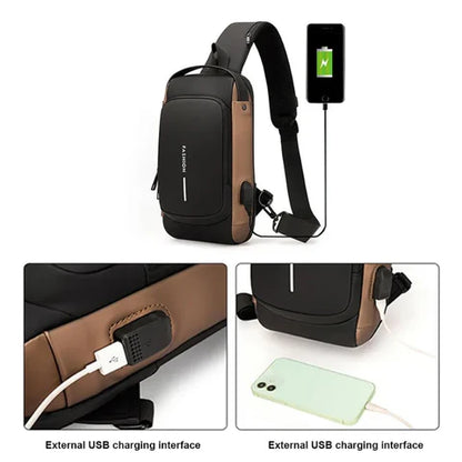 🔑"¿Miedo a los Robos? Bolso Antirobo con Cerradura y USB - Tu Solución de Seguridad"