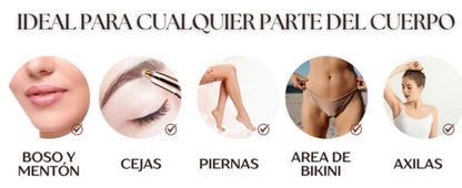 Depiladora facial y nariz