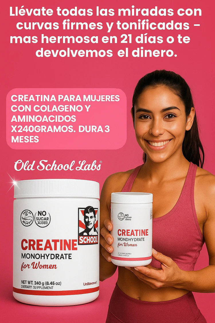 🌟Creatina Monohidratada | Rendimiento + Recuperación + Tonificación 240gr🌟