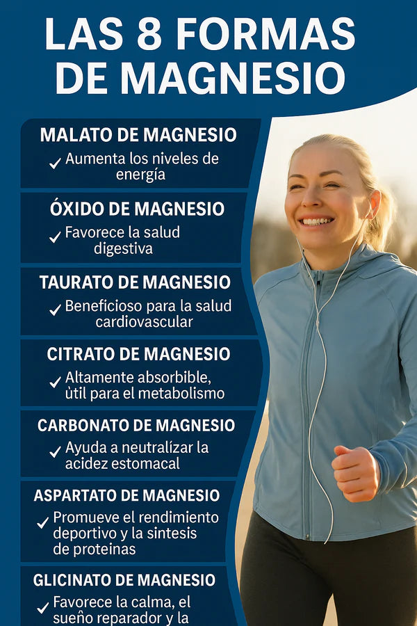 ✨ Magnesio Complex 1000MG Desinflama, Refuerza y Aumenta tu Sistema. 60cps