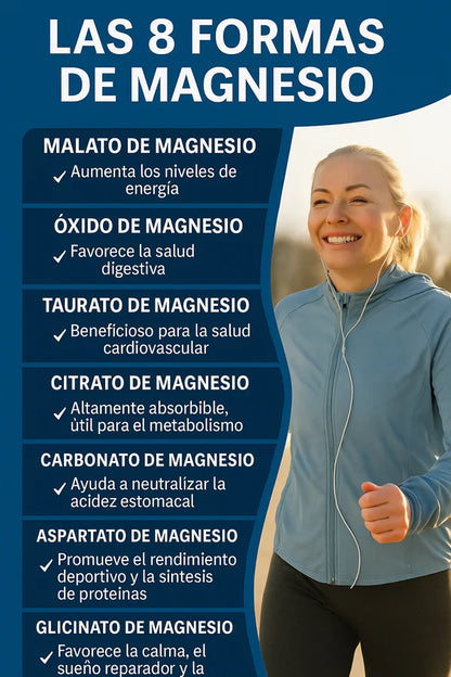✨ Magnesio Complex 1000MG Desinflama, Refuerza y Aumenta tu Sistema. 60cps