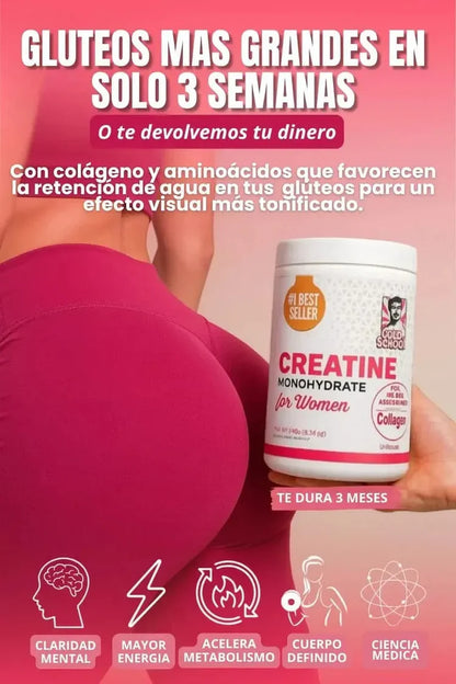 🌟Creatina Monohidratada | Rendimiento + Recuperación + Tonificación 240gr🌟