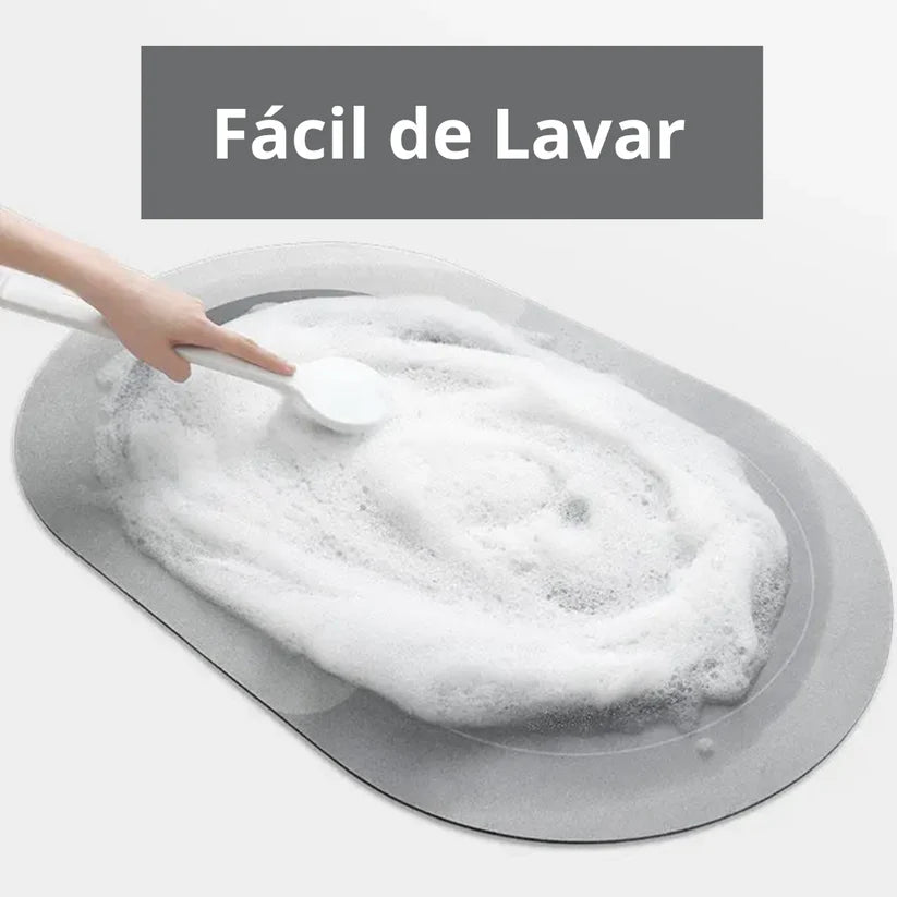 Alfombra de Baño Absorción Instantánea y Antideslizante