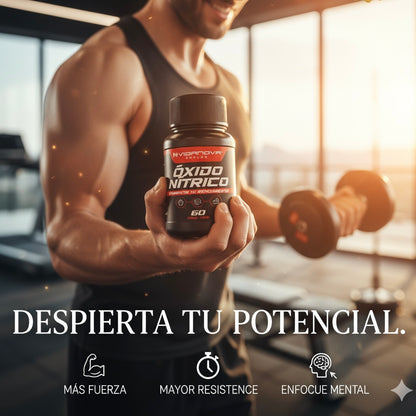 Óxido Nítrico I Potencia Tu Rendimiento - Vive sin Limites. 60 capsulas