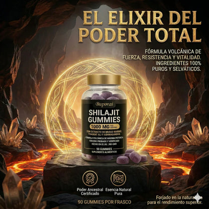 ⚡ Gomitas Shilajit - Energía Natural que Impulsa Tu Día 💪