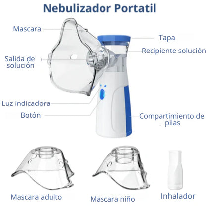 Nebulizador Portátil I Alivio respiratorio instantáneo 🌬️