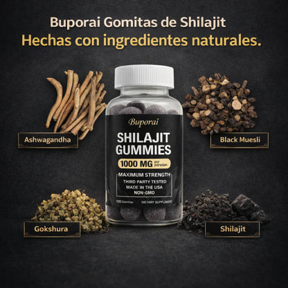 ⚡ Gomitas Shilajit - Energía Natural que Impulsa Tu Día 💪