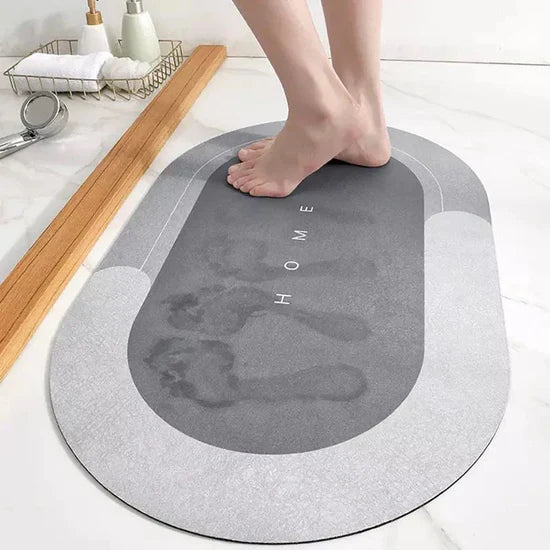 Alfombra de Baño Absorción Instantánea y Antideslizante