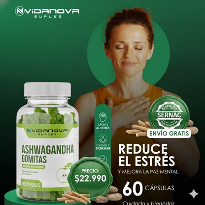 🧘♀️ Domina el caos, recupera tu calma ASHWAGANDHA 1000MG Envió Gratis!