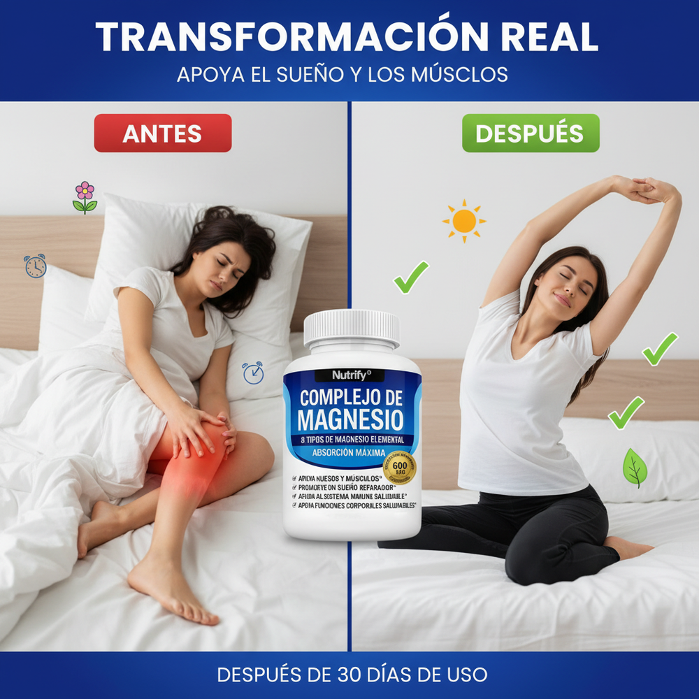Antes y Después - Transformación con Magnesium Complex