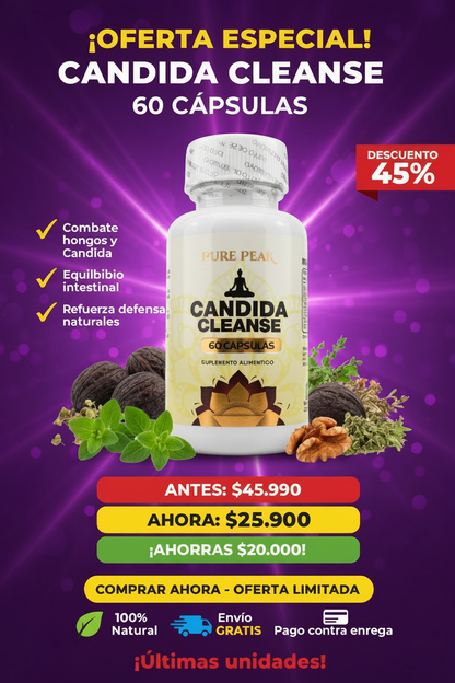Candida Cleanse - Oferta Especial $25.990