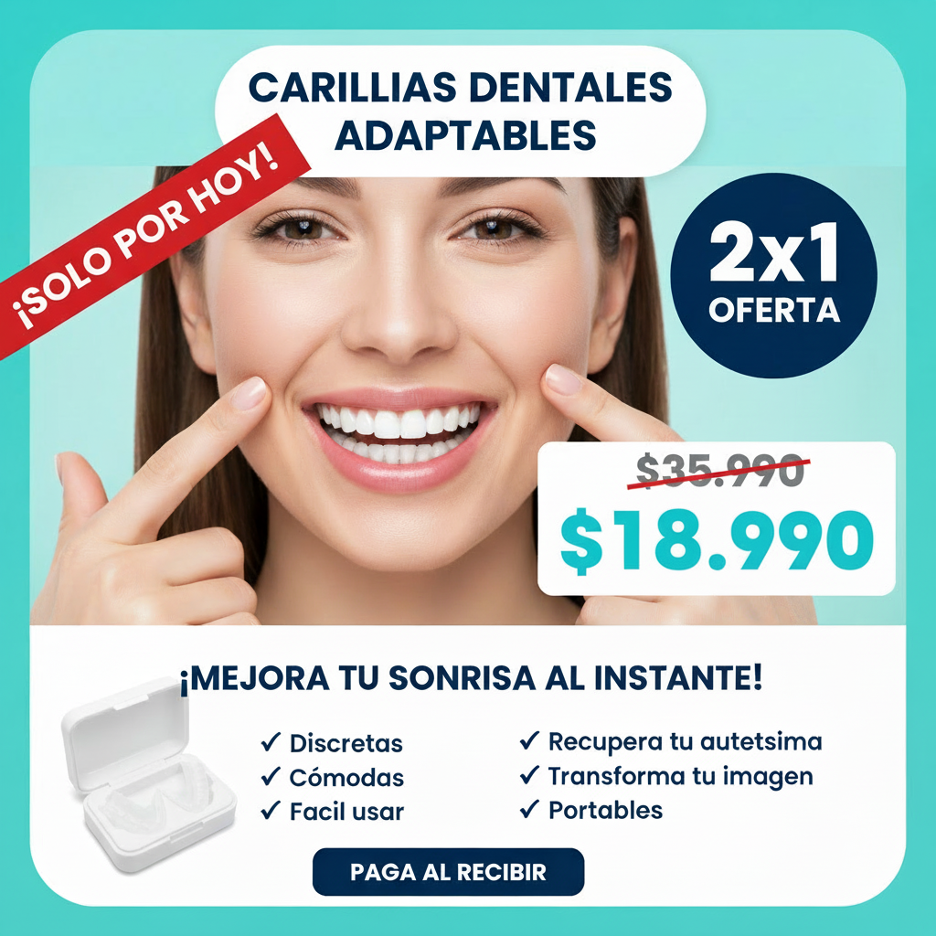 Carillas Dentales 2x1 - $18.990
