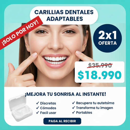 Carillas Dentales 2x1 - $18.990