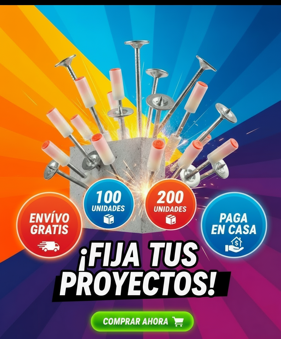 Clavos de pólvora - 100 y 200 unidades