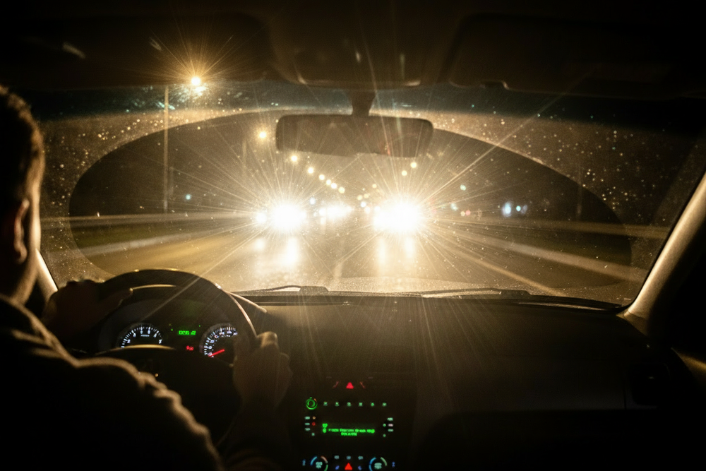 Conducción nocturna sin protección