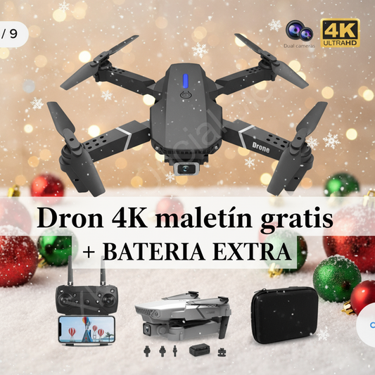 Dron 4K Navidad Elegante