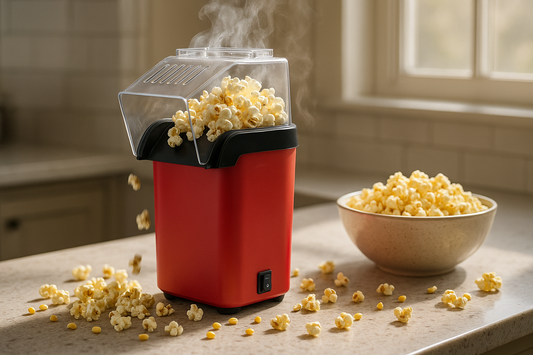 Fotografía realista de la máquina en cocina