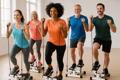 Grupo de personas ejercitándose