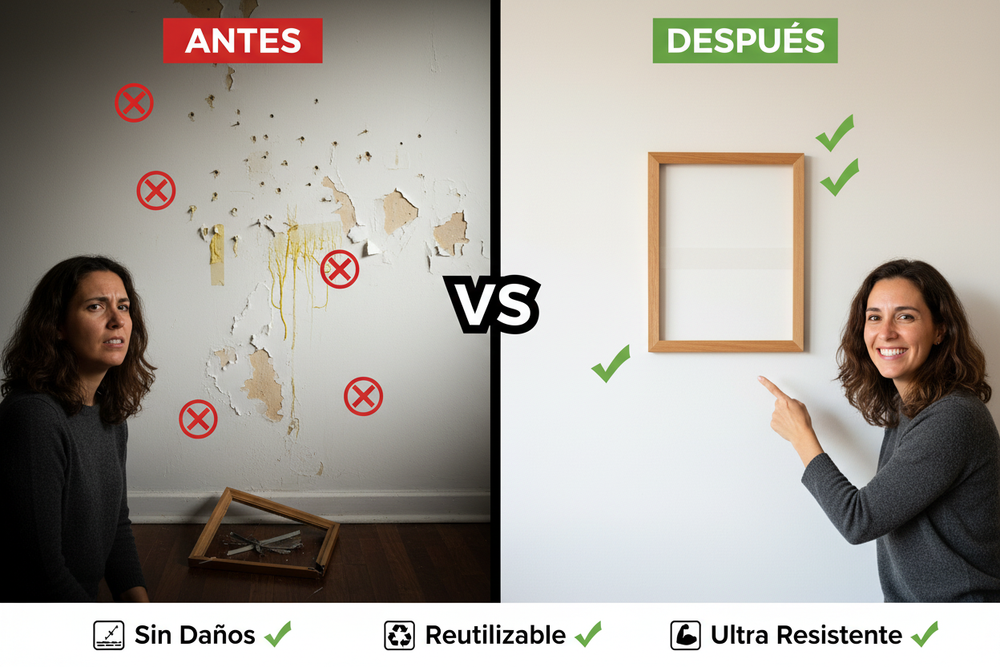 Imagen Antes y Después Persuasiva - Cinta Nano