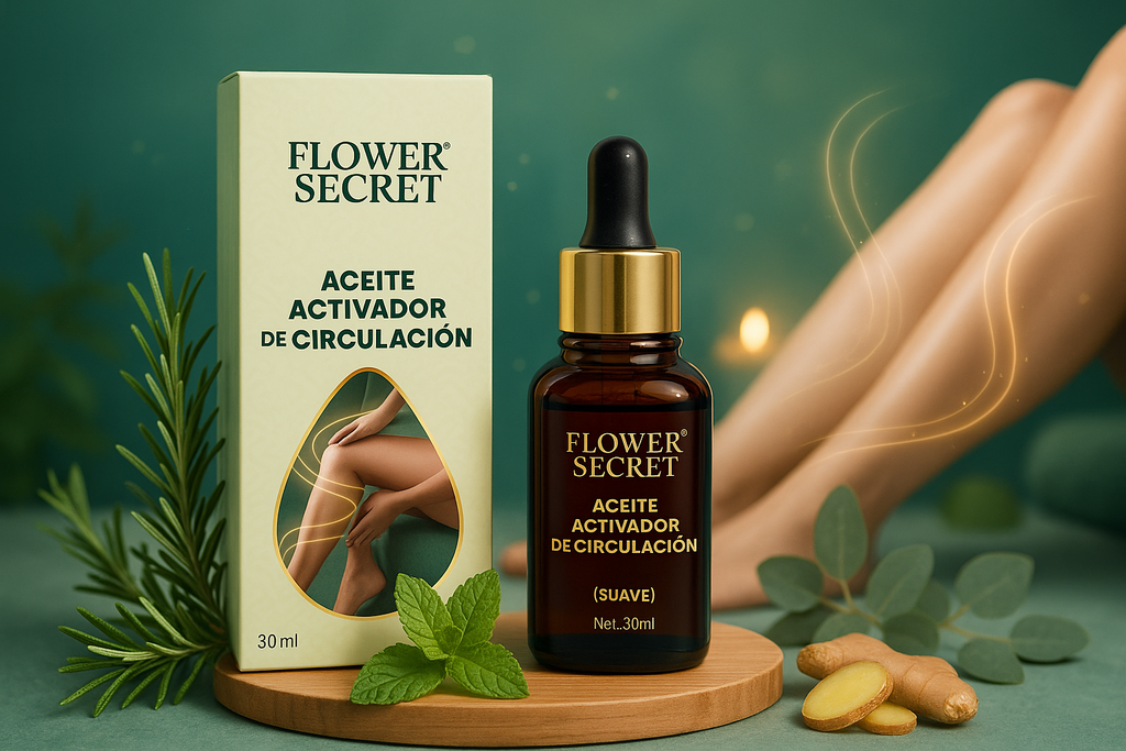 Imagen promocional del aceite de masaje
