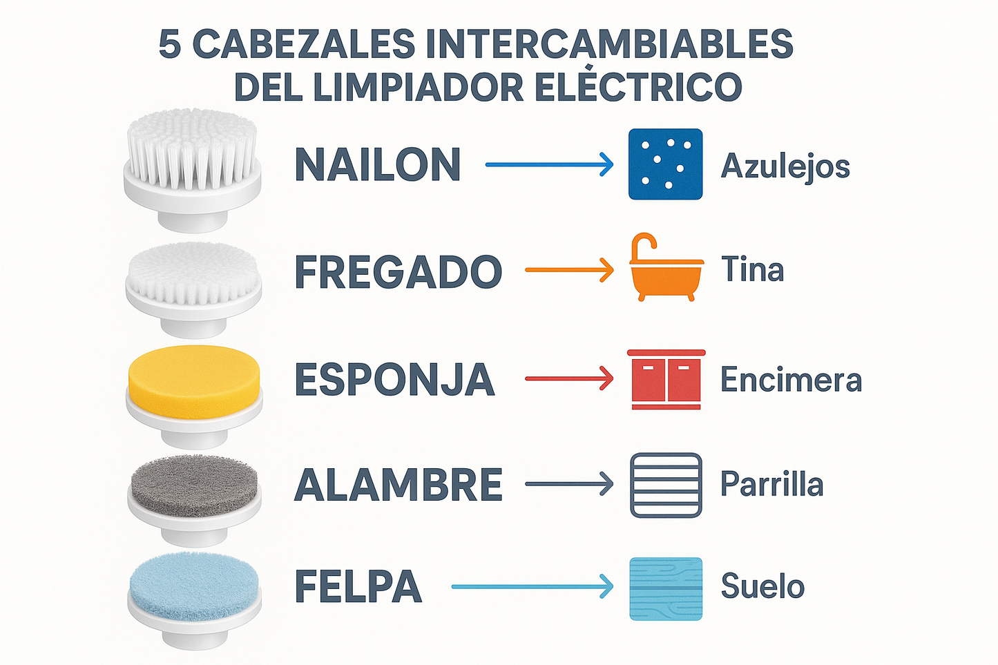 Infografía de cabezales