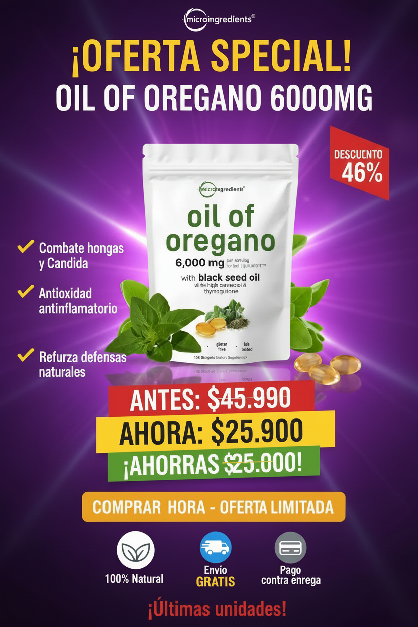 Oil of Oregano - Oferta Especial $25.990
