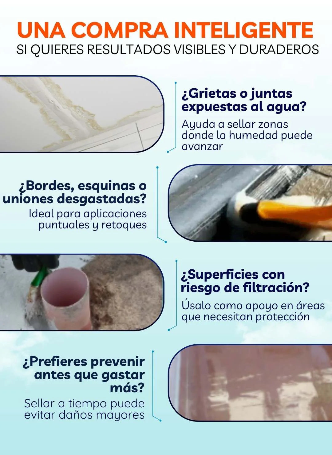 🛠️ Sellador Impermeabilizante Multiuso 💧 3x1 – Envió Gratis!!