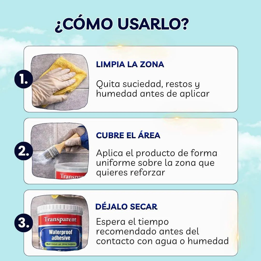 🛠️ Sellador Impermeabilizante Multiuso 💧 3x1 – Envió Gratis!!