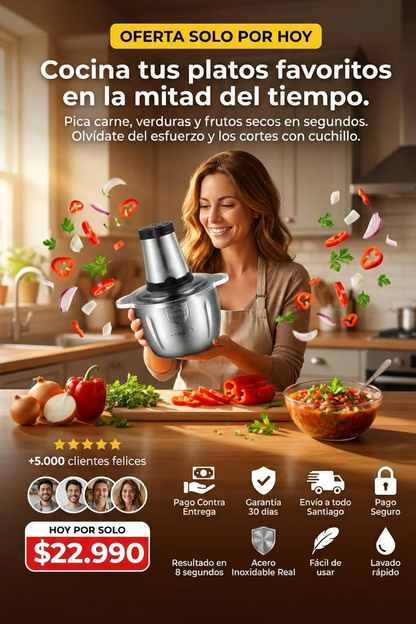 Picadora eléctrica promocional con precio actualizado