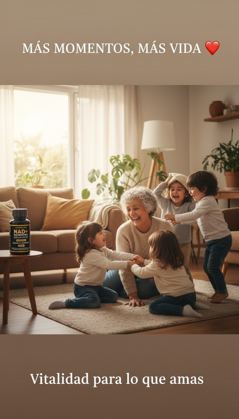 Publicidad abuela con nietos