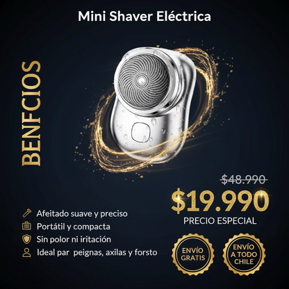 Publicidad Mini Afeitadora Portátil