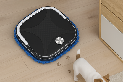 Robot trapeador vista superior