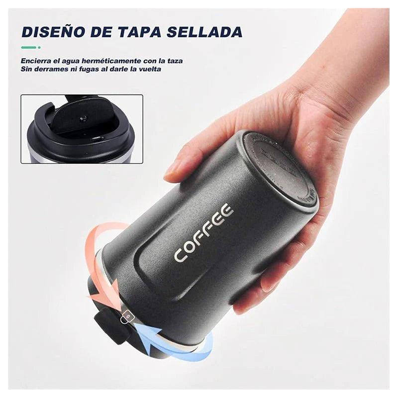 Vaso Térmico Acero Inoxidable 510ml - Mantiene Calor 6 Horas | SensuFit