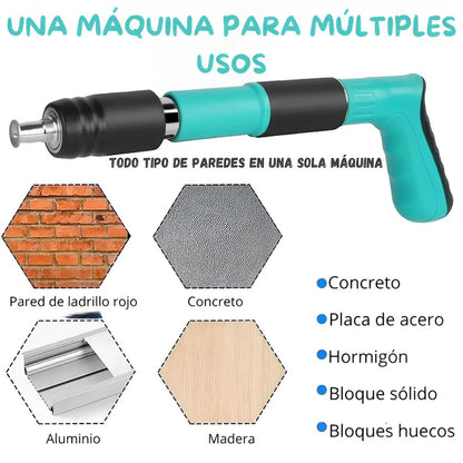 PISTOLA DE CLAVOS PORTATIL + 💥100 CLAVOS DE REGALO💥